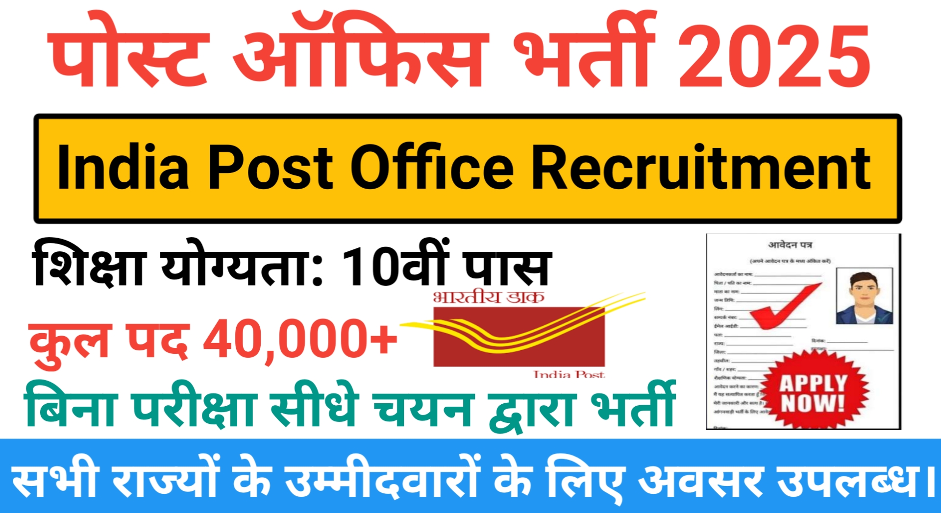 India Post Office Recruitment 2025