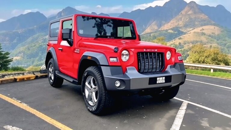 Mahindra Thar: 11.25 लाख की कीमत में 300Nm का शक्तिशाली टॉर्क, 4WD क्षमता और आकर्षक डिज़ाइन का बेहतरीन कॉम्बिनेशन